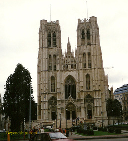 The Cathedral of St. Michael and St. Gudula, Brussels, Beligium 