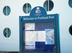 Cruise port, Portland Harbour, England