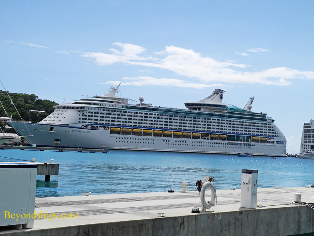 Explorer of the Seas cruise ship in St. Thomas