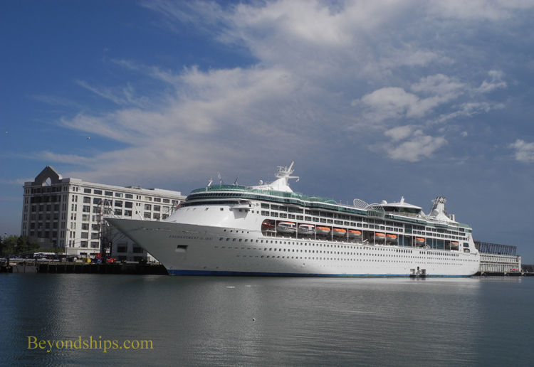 Enchantment of the Seas cruise ship in Boston