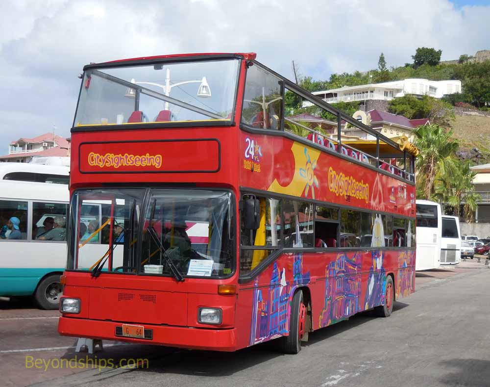Double decker bus, St. Maarten 