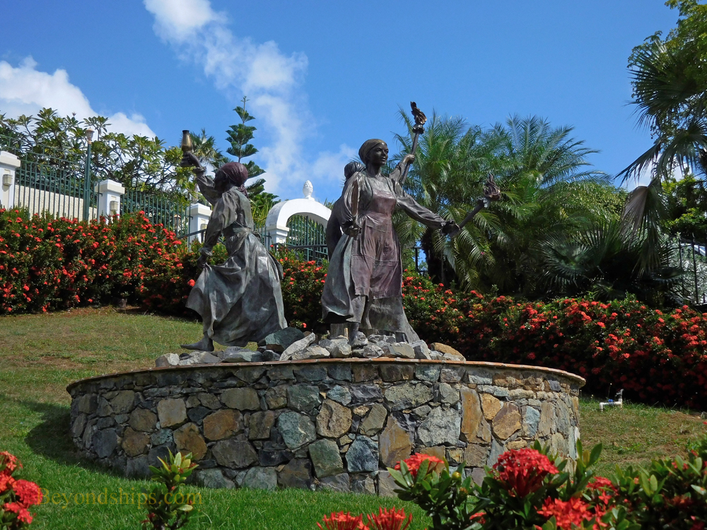 Three Queens fountain, St. Thomas