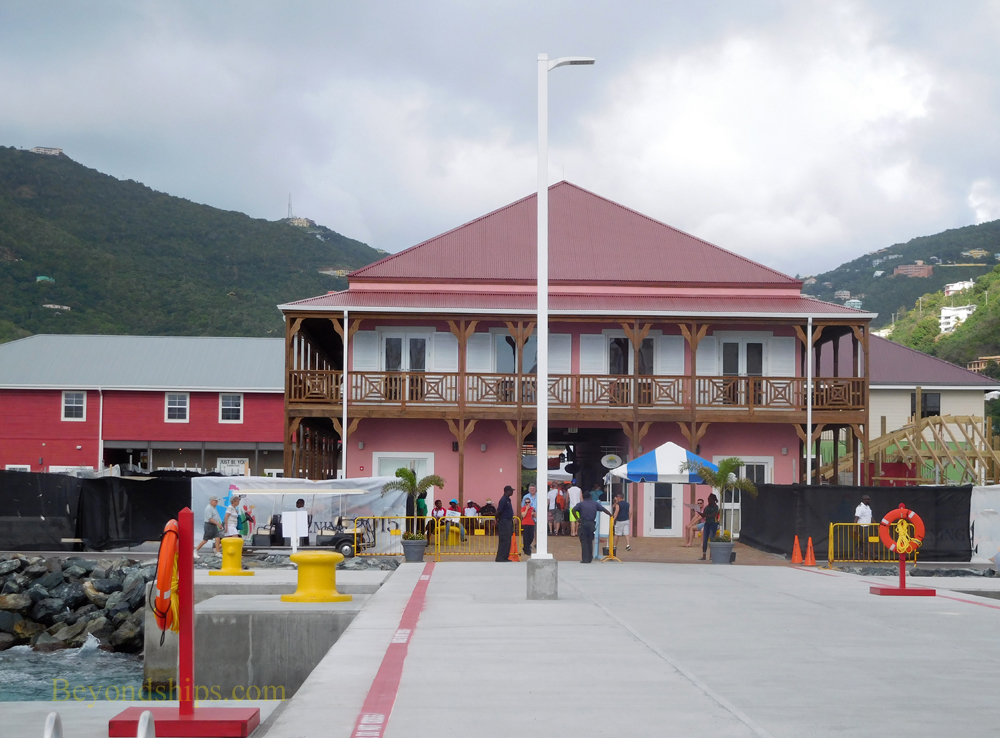 Cruise terminal at Tortola Pier Park