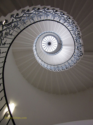 The Tulip Staircase, The Queen's House, Greenwich, England