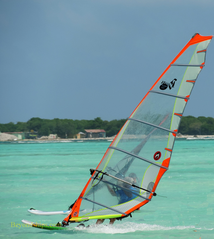 Bonaire wind surfing
