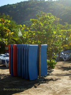floating mats at Royal Caribbean's Labadee