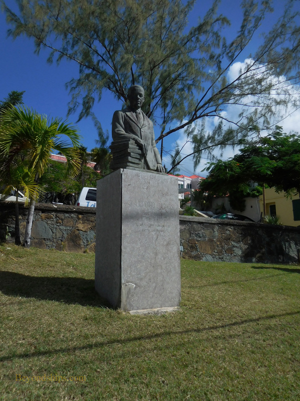 Statue of J. Antonio Jarvis, St. Thomas, USVI