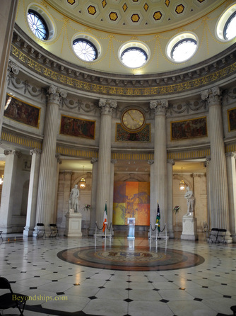 Interior of City Hall, Dublin, Ireland