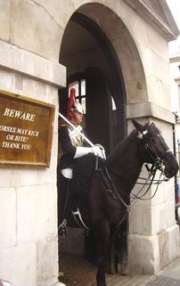 Sentry at Horse Guards, London, England