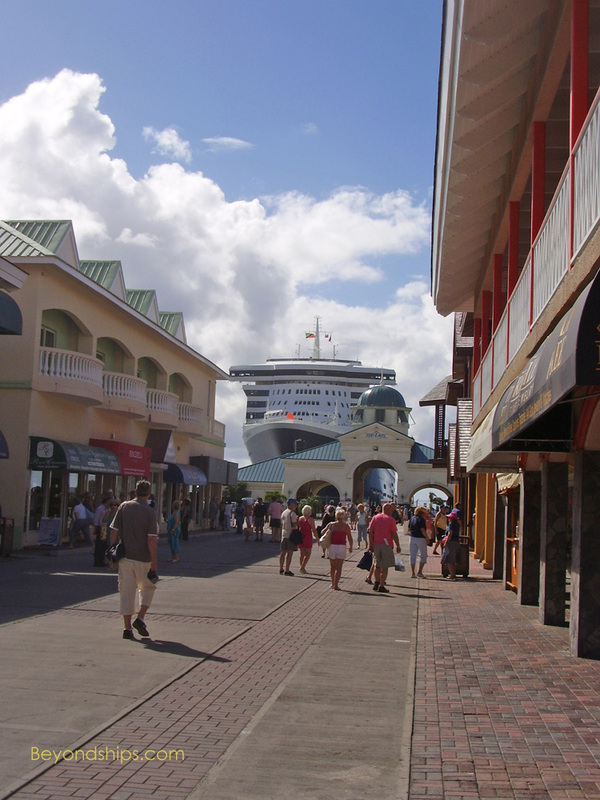 St. Kitts cruise port shopping