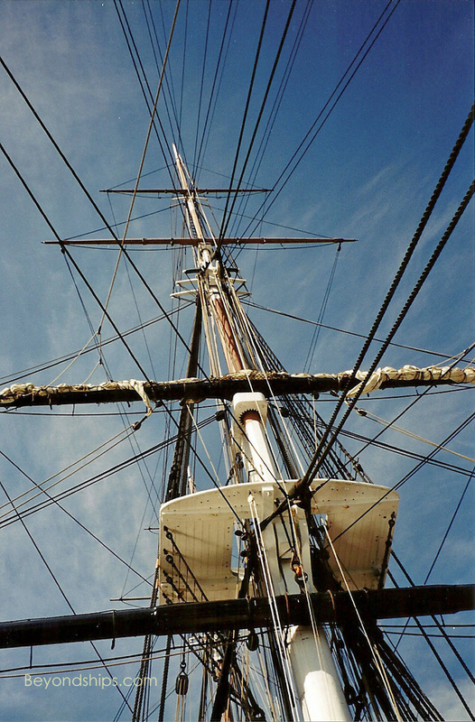 USS Constitution mast