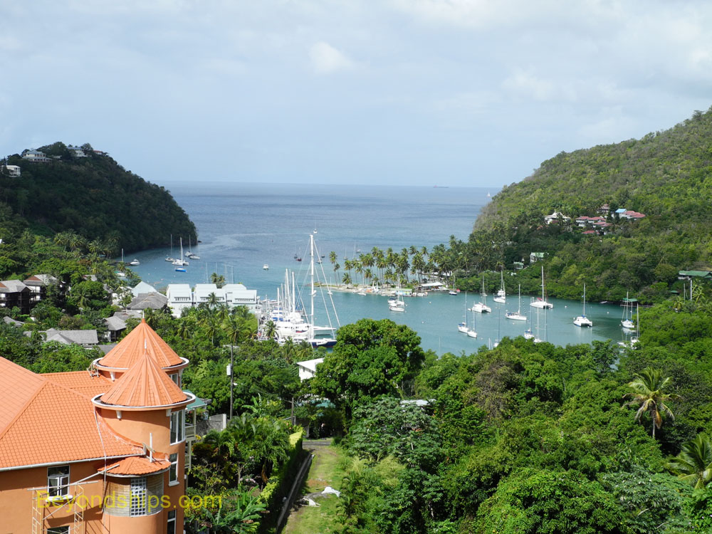 View of Marigot Bay, St. Lucia