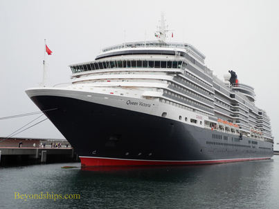 Cruise ship Queen Victoria in Oporto Portugal