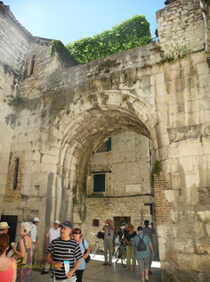 Picture Golden Gate, Diocletian's Palace, Split Croatia