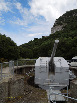 Princess Anne's battery on the Rock of Gibraltar