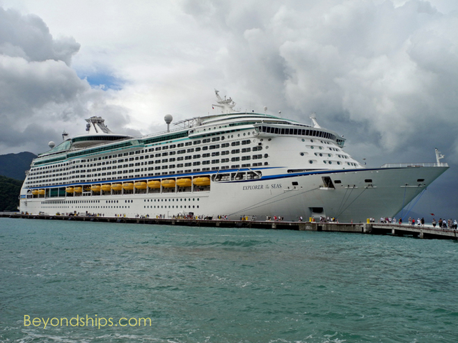 Explorer of the Seas cruise ship at Royal Caribbean's Labadee