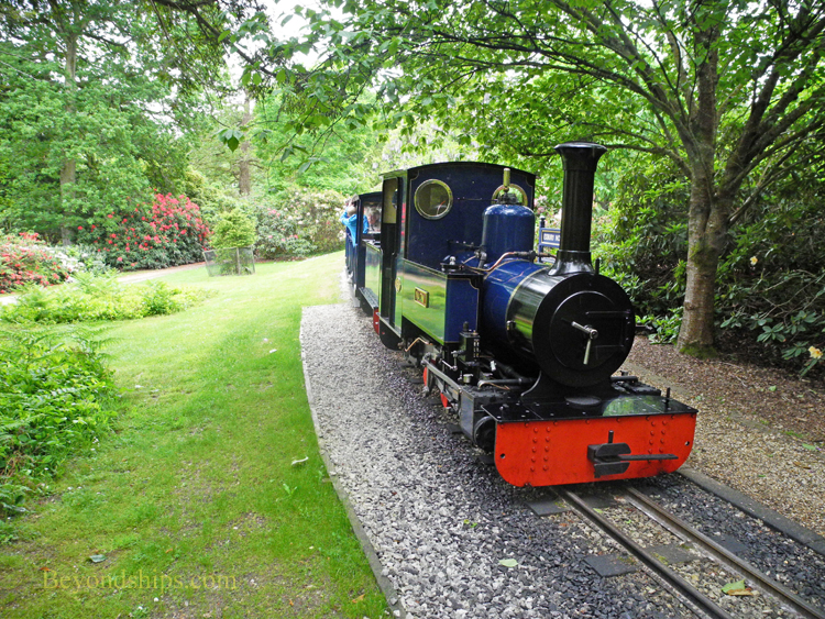 Picture Exbury Gardens England locomotive