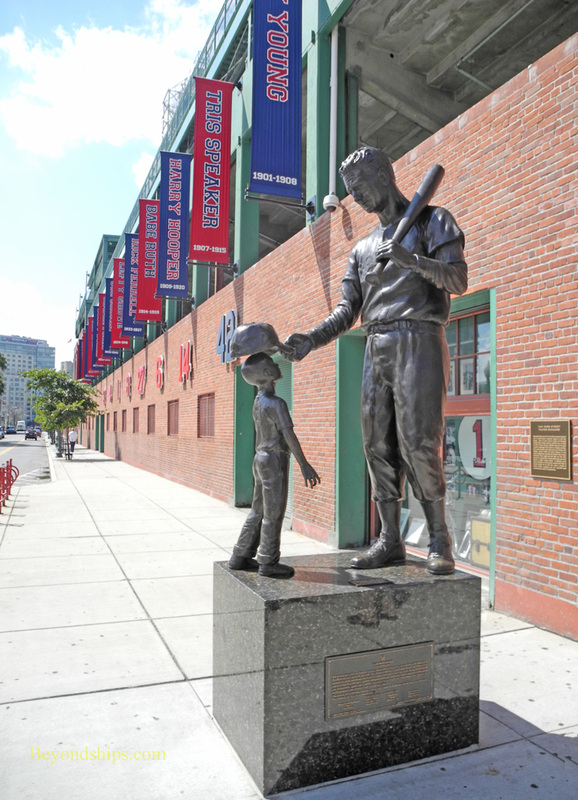 Ted Williams statue Fenway Park Boston