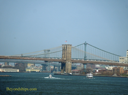 The Brooklyn Bridge and the East River