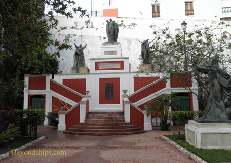 Picture monument San Juan Puerto Rico