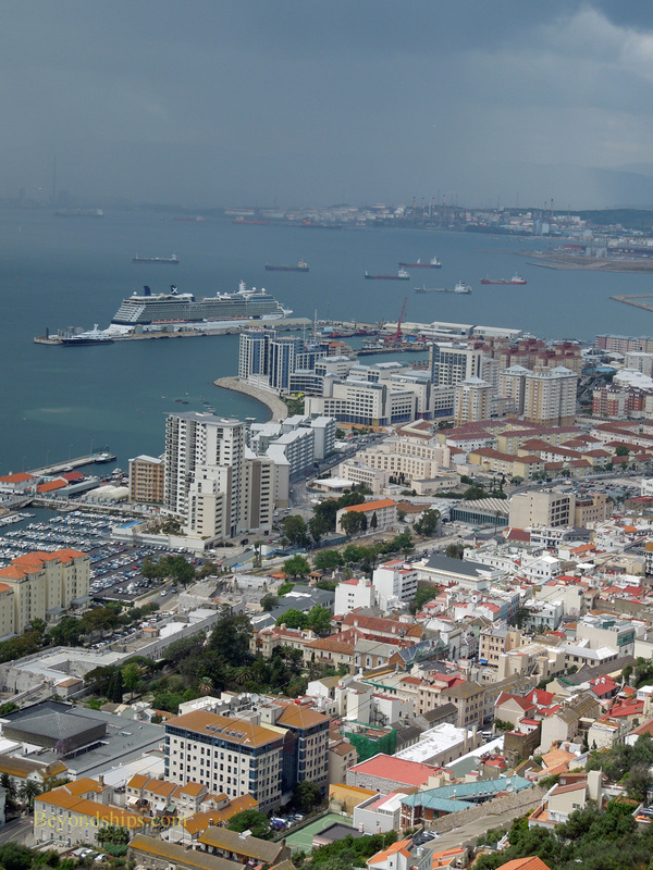view from the Rock of Gibraltar