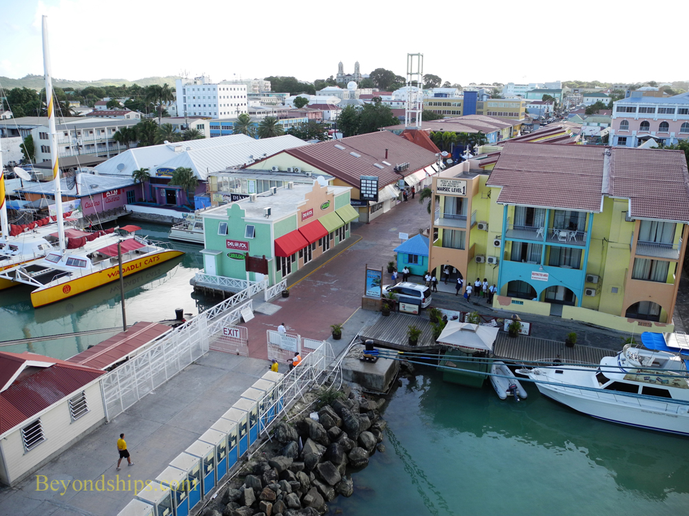 Picture cruise port area St John's Antigua