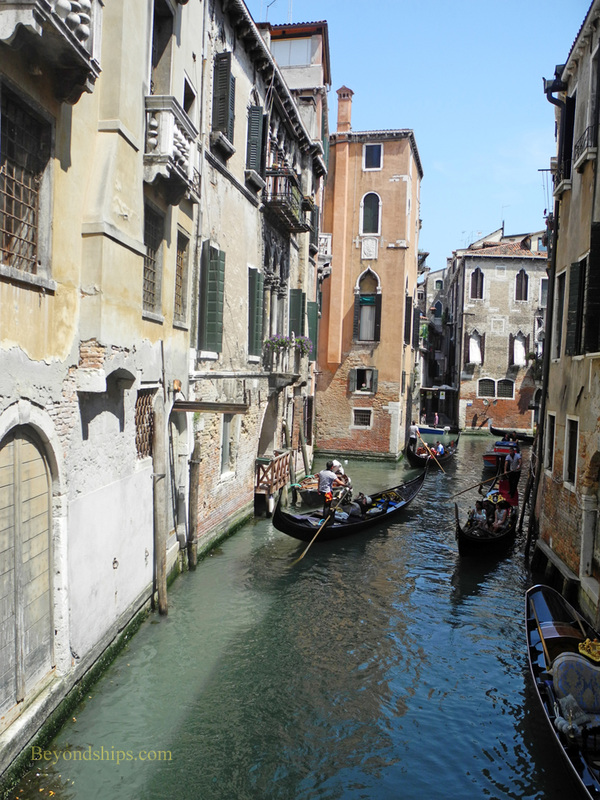Picture canal in Venice, Italy
