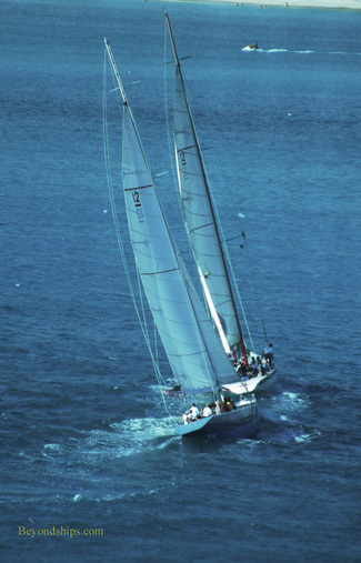 Picture sailboats in St. Maarten