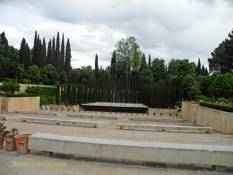 Generalife theater. The Alhambra 
