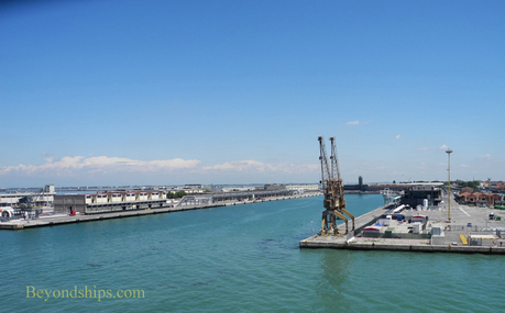 Picture the Maittima Basin cruise terminal in Venice