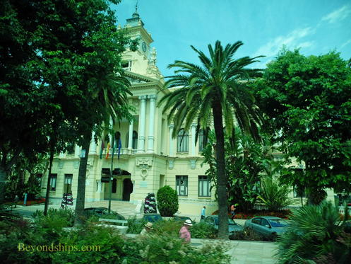 Picture City Hall, Malaga, Spain