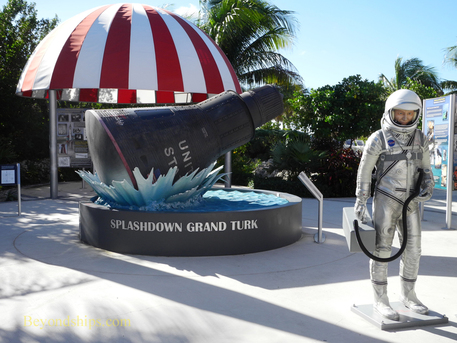 Picture Grand Turk astronaut exhibit