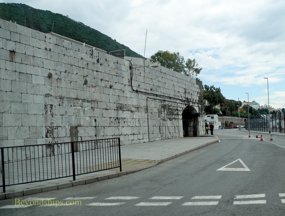 Gibraltar city wall