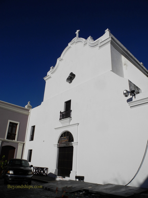 Picture Iglesia de San Jose, Old San Juan, cruise destination