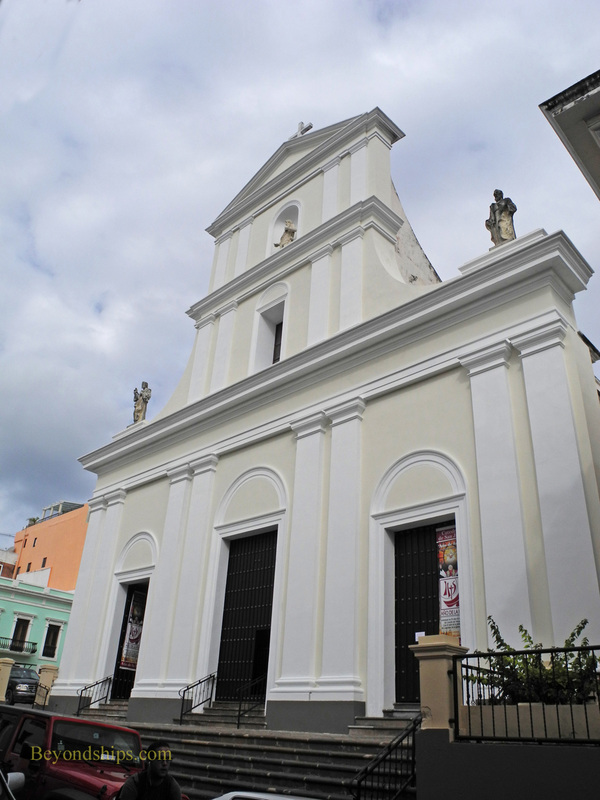 Picture Cathedral of San Juan Old San Juan, cruise destination