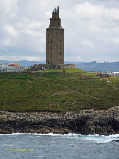 Roman Lighthouse La Coruna Spain