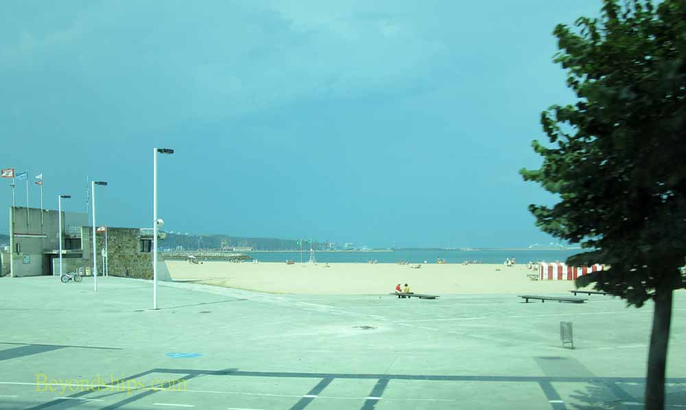 Poniente beach., Gijon, Spain