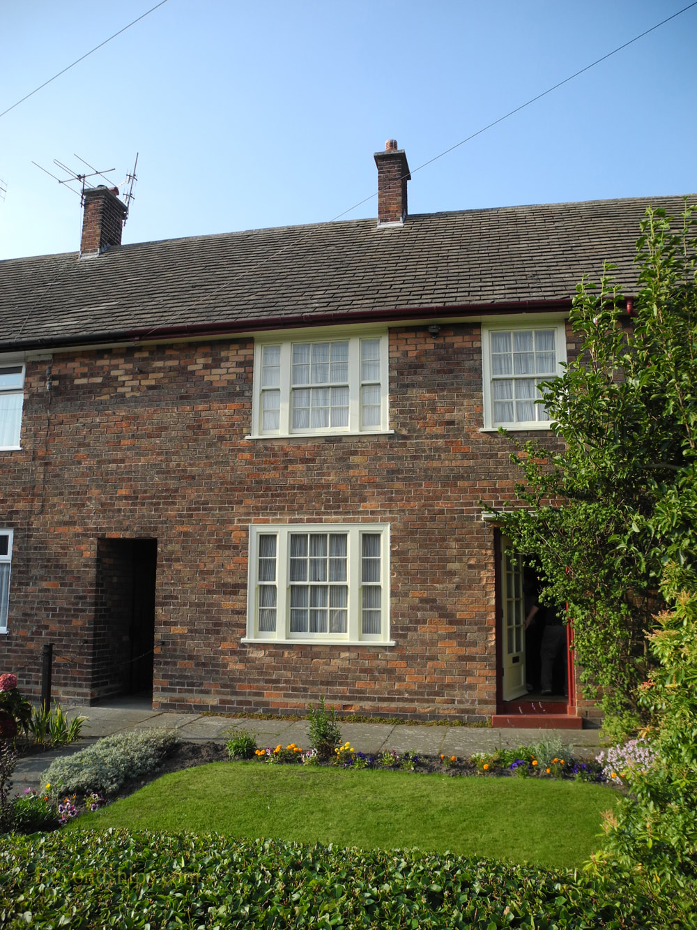 Beatle Paul McCartney's boyhood home, 20 Forthlin Road, Liverpool England