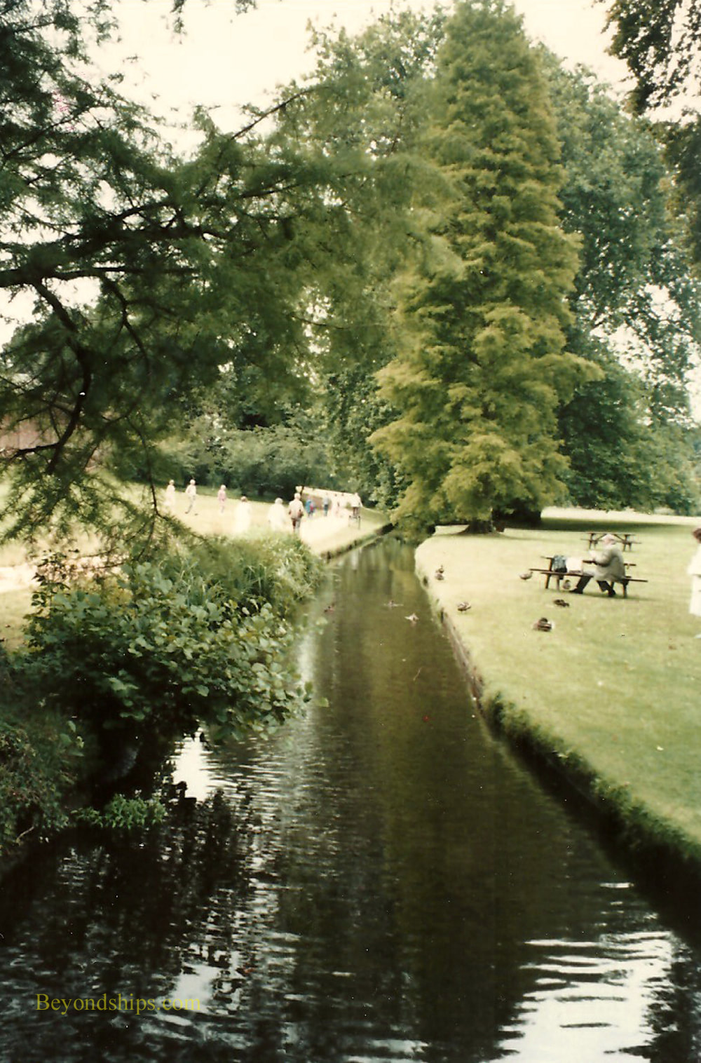River Test at Broadlands house, England