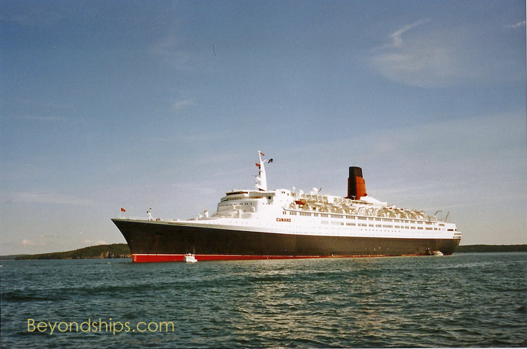 Queen Elizabeth 2 ocean liner, Bar Harbor