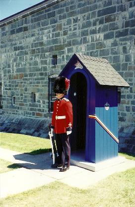 Guard at the Citadel, Quebec City