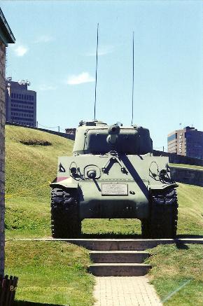 World War II tank, Quebec City