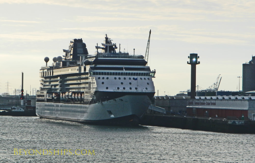 Celebrity Constellation cruise ship in Le Havre, France