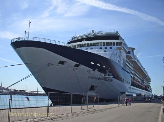 Cruise ship Celebrity Constellation in Copenhagen