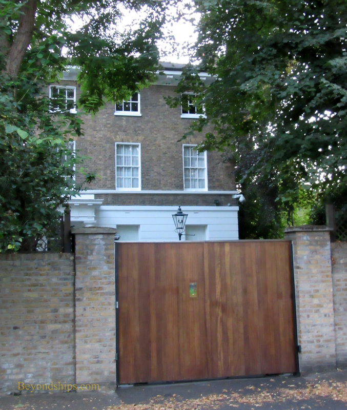 London Paul McCartney's house on Cavendish Avenue