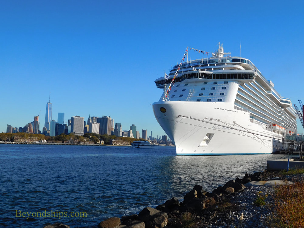 Regal Princess cruise ship at Brooklyn Cruise Terminal