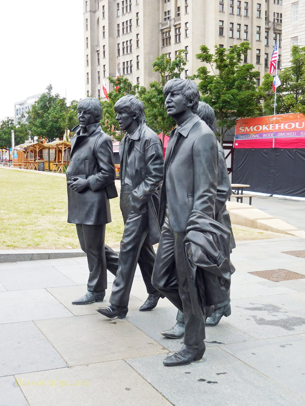 Statue of the Beatles, Liverpool England