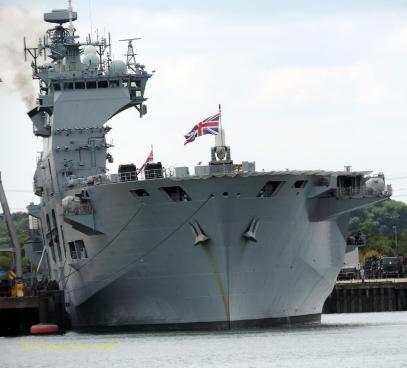 HMS Ocean, Southampton, England