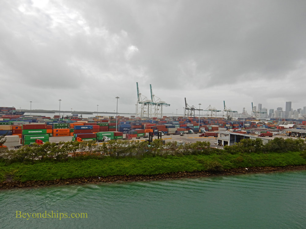 Cargo facilities on Dodge Island, Miami, Florida
