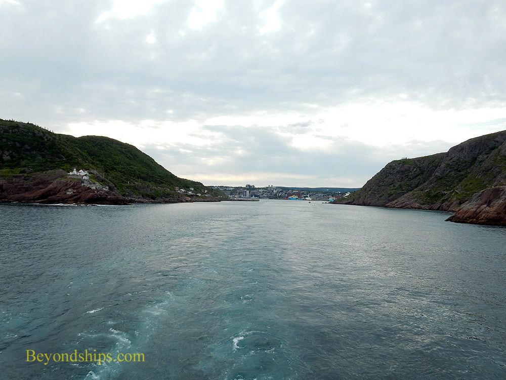 The Narrows harbor entrance, St. John's Newfoundland 